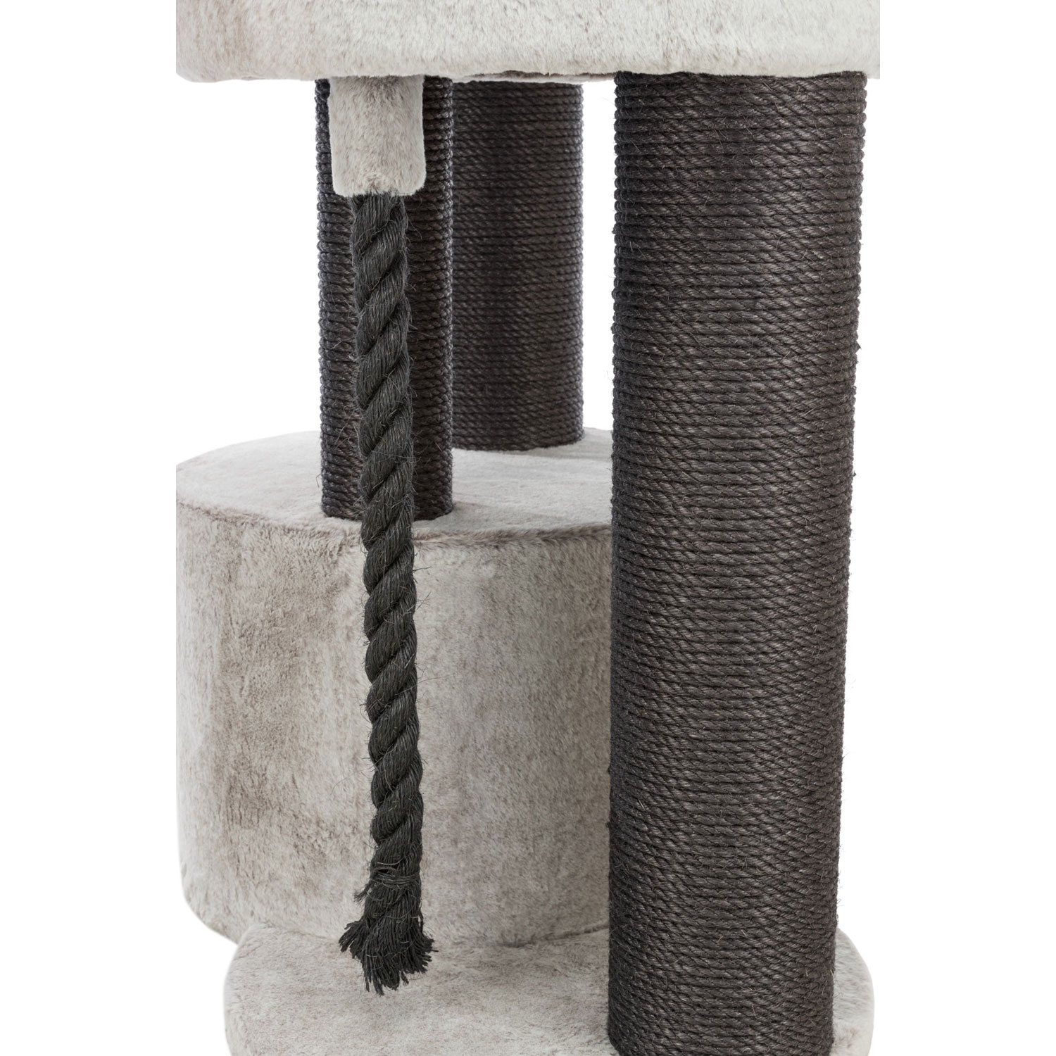 Poste Rascador XXL MIchele, 133 cm, Gris claro - Imagen 7