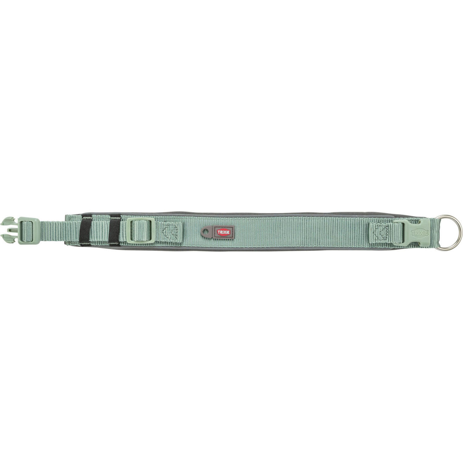 Premium Collar, extra ancho, L, 46–55 cm/50 mm, Salvia/Grafito - Imagen 4
