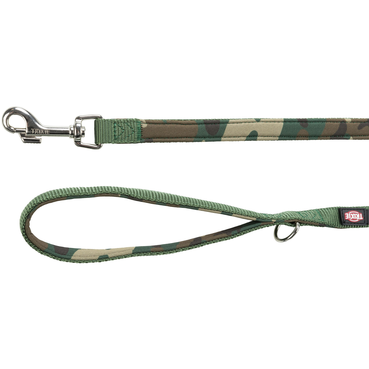 Premium Correa con Acolchado de Neopreno , XS, Camuflaje/Verde selva, 1,20 m/10 mm - Imagen 2