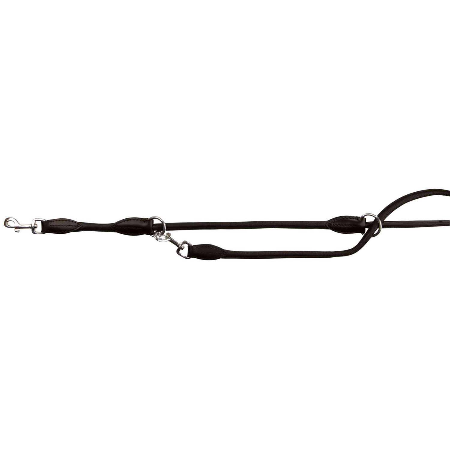 Ramal Active cosido redondeado, S-M, 2.00 m/ø8 mm, Negro