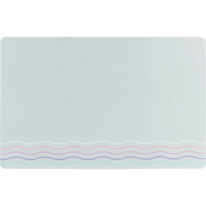 Salvamanteles Ondas, 44 × 28 cm, Gris