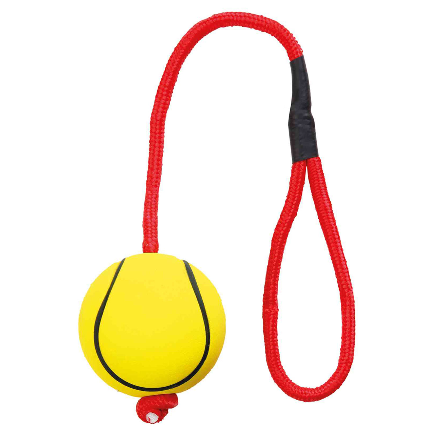 Set de Pelotas Neón con cuerda, Caucho suave, ø6 cm, 30 cm - Imagen 3