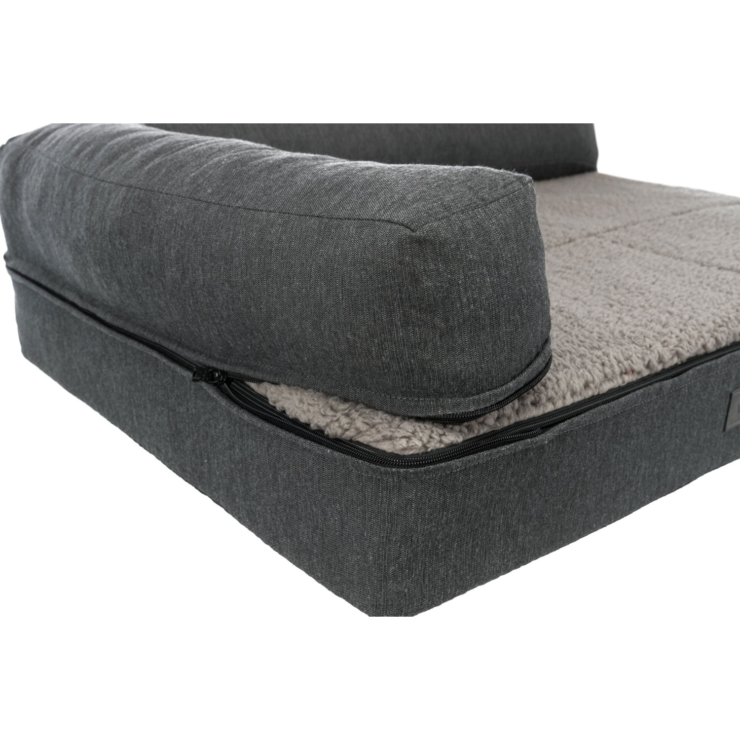 Sofá Vital Bendson, 80 × 60 cm, Gris oscuro/Gris claro - Imagen 9