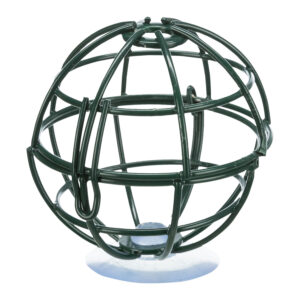 Soporte de bolas de grasa para el cristal de la ventana, metal, ø 7 cm, Verde oscuro