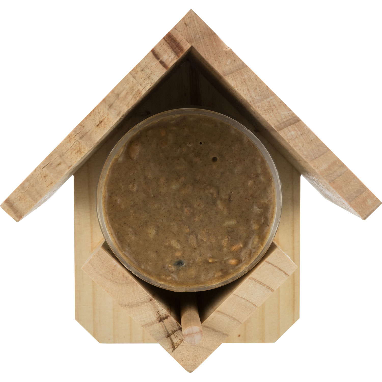 Soporte de mantequilla de maní, pino, 15 × 15 × 13 cm - Imagen 3