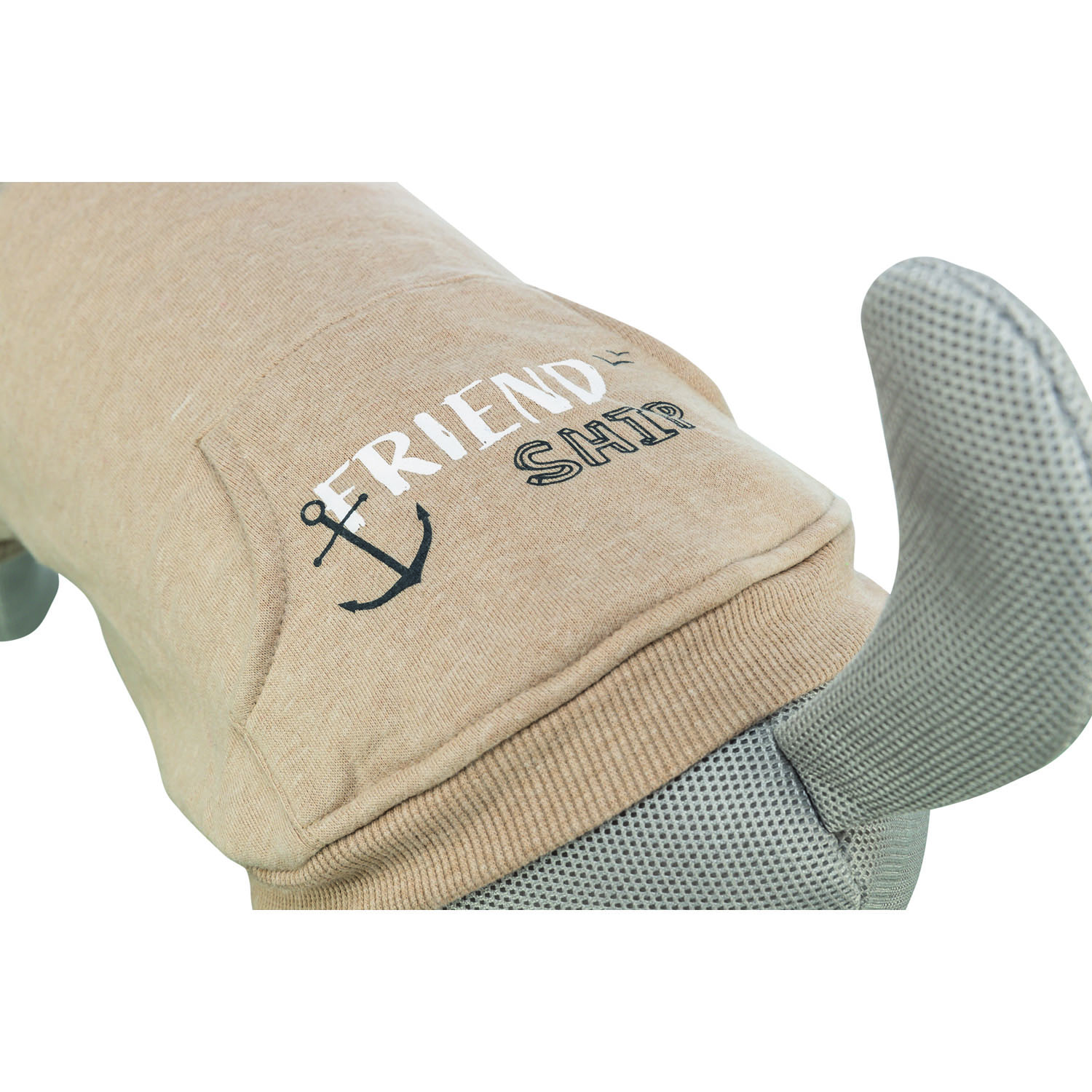 Sudadera con capucha BE NORDIC Flensburg, M, 50 cm, Arena - Imagen 4