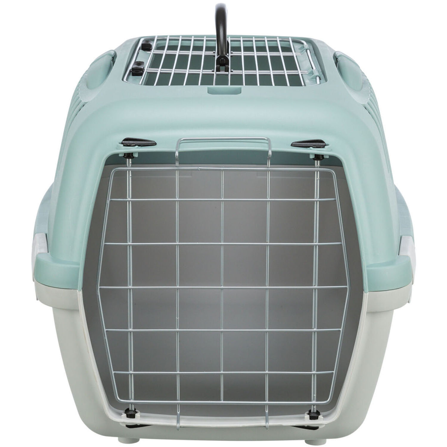 Transportín Capri 3 Open Top, S, 40 × 38 × 61 cm, Gris claro/Salvia - Imagen 4