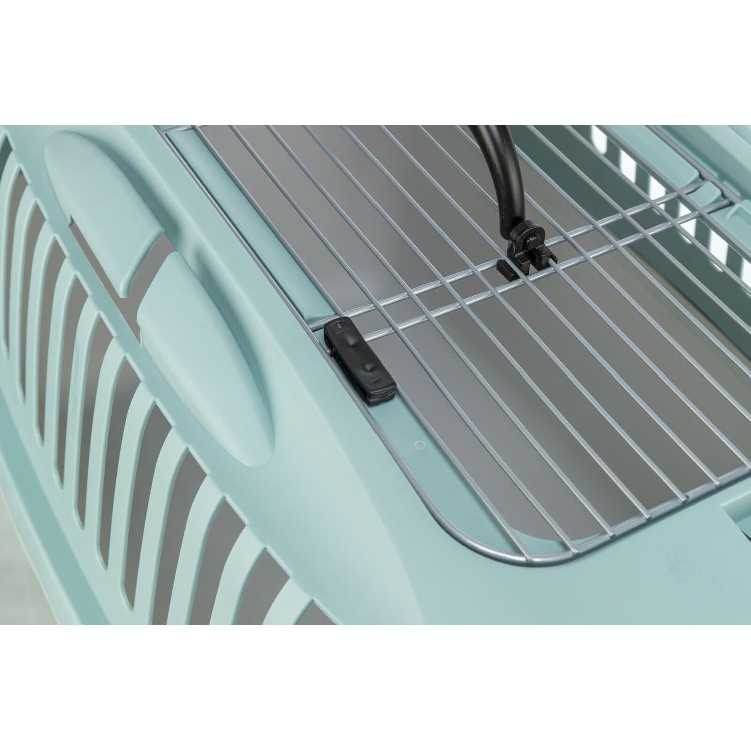 Transportín Capri 3 Open Top, S, 40 × 38 × 61 cm, Gris claro/Salvia - Imagen 6