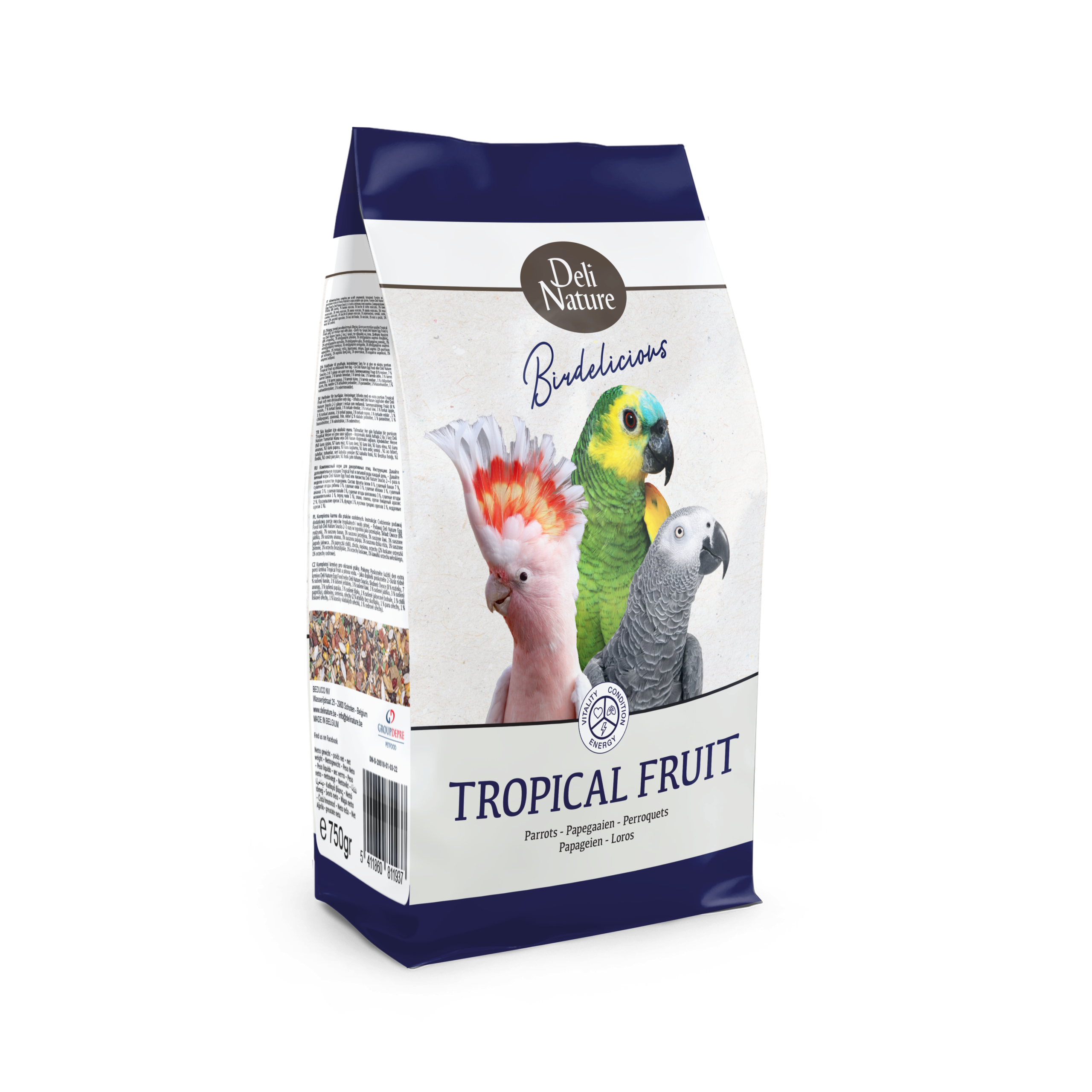 Birdelicious Frutas tropicales